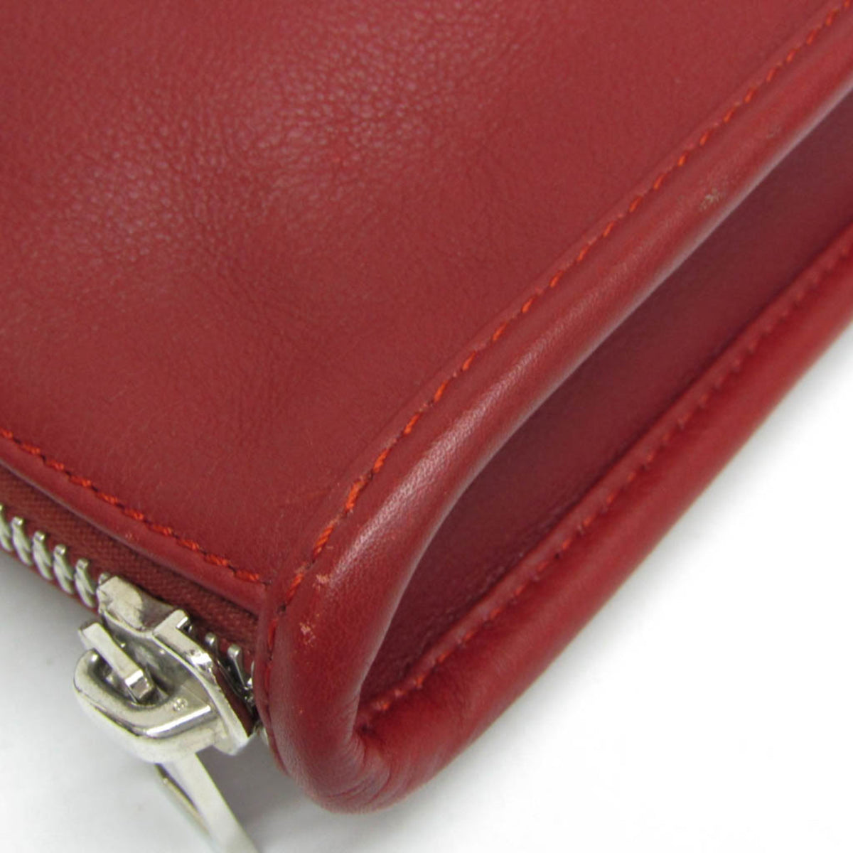 Loewe Toledo Leather Red Leather Briefcase Bag (Pre-Owned)