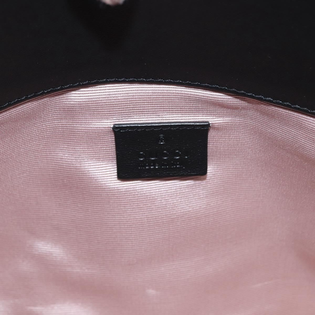 Gucci Linea Matisse Interlocking G Top Handle Tote Leather Black Leather Shoulder Bag Bag (Pre-Owned)