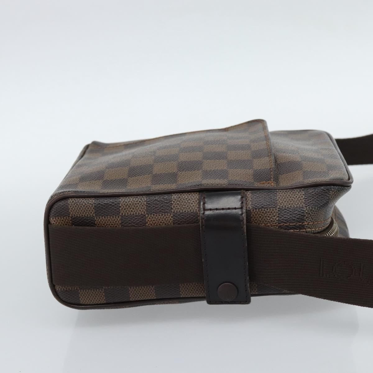 Louis Vuitton Olav Damier Ebene Brown Canvas Shoulder Bag Bag (Pre-Owned)