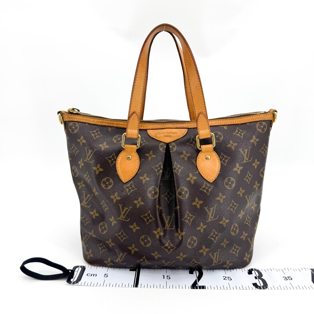 Louis Vuitton Palermo Monogram Canvas Brown Canvas Tote Bag Bag (Pre-Owned)