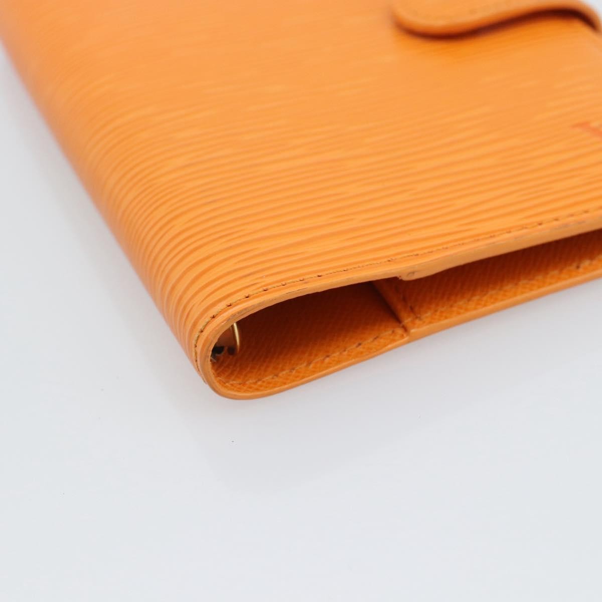 Louis Vuitton Agenda Cover Epi Orange Leather Clutche & Pouche Bag (Pre-Owned)