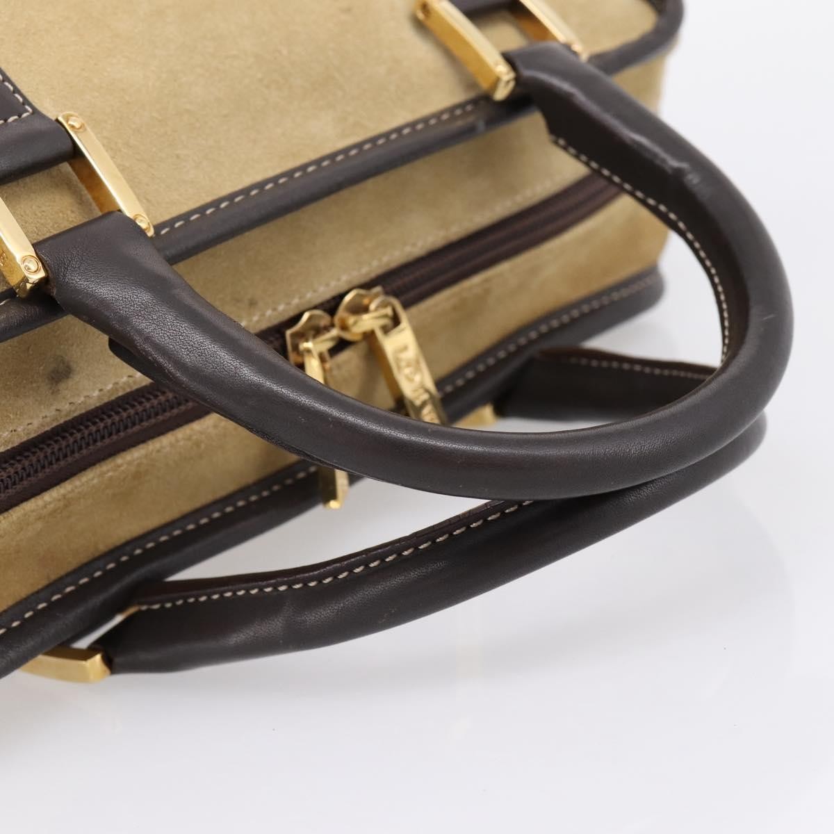 Loewe Amazona Suede Beige Suede Handbag (Pre-Owned)