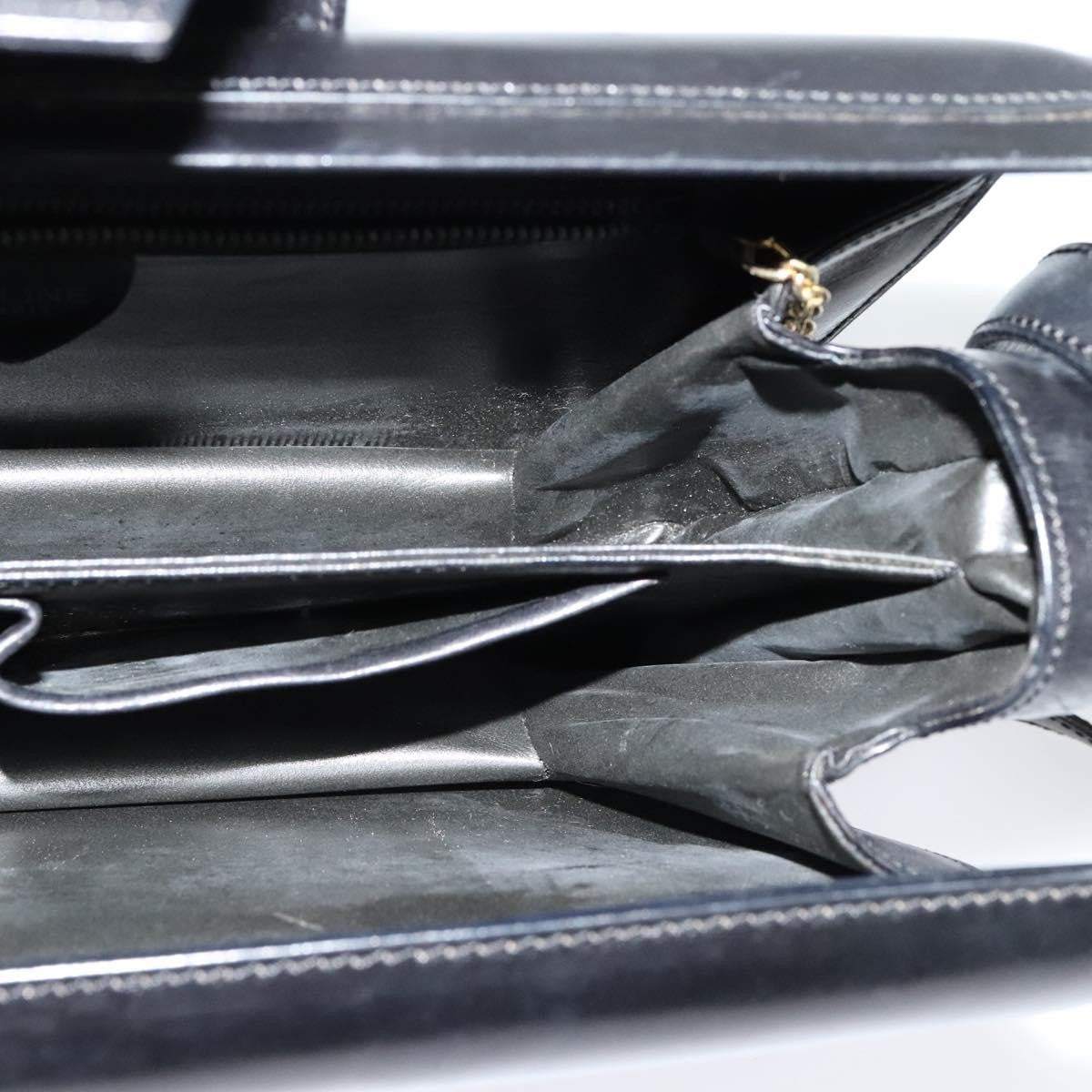Celine Vintage Leather Black Leather Shoulder Bag Bag (Pre-Owned)