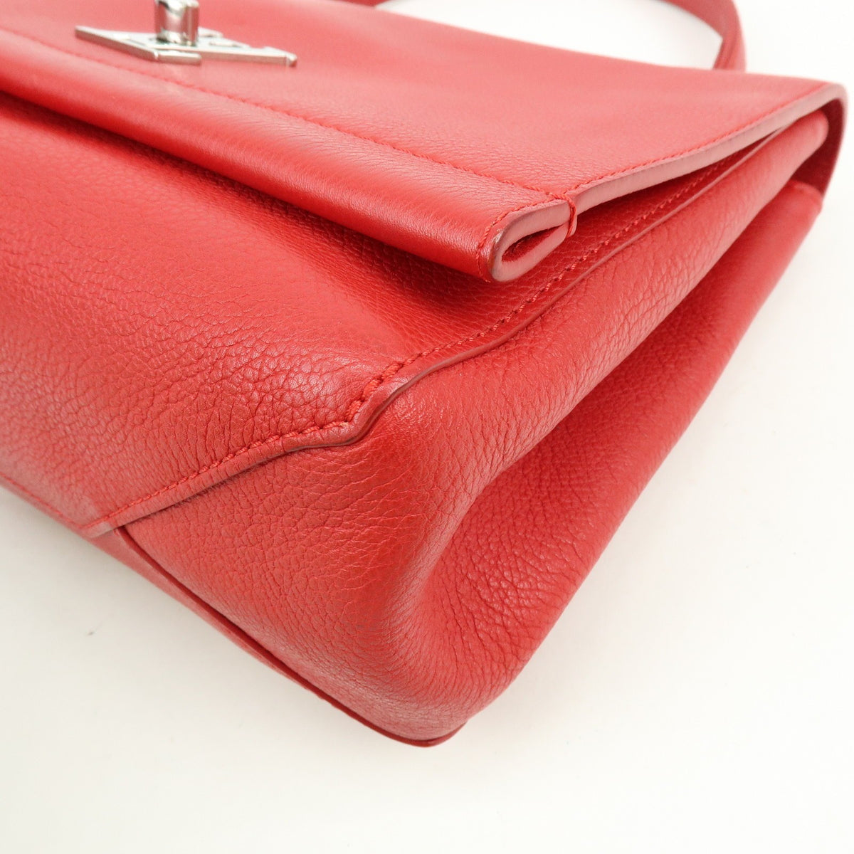 Louis Vuitton Lockme Ii Leather Red Leather Shoulder Bag Bag (Pre-Owned)