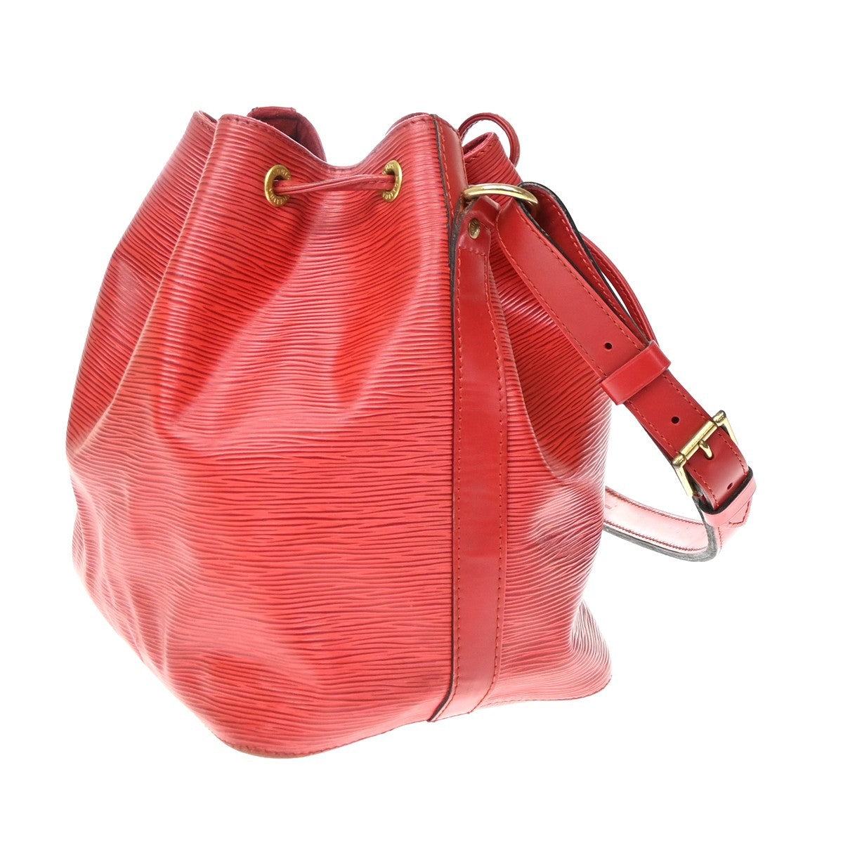 Louis Vuitton Petit Noe Epi Leather Red Leather Shoulder Bag Bag (Pre-Owned)