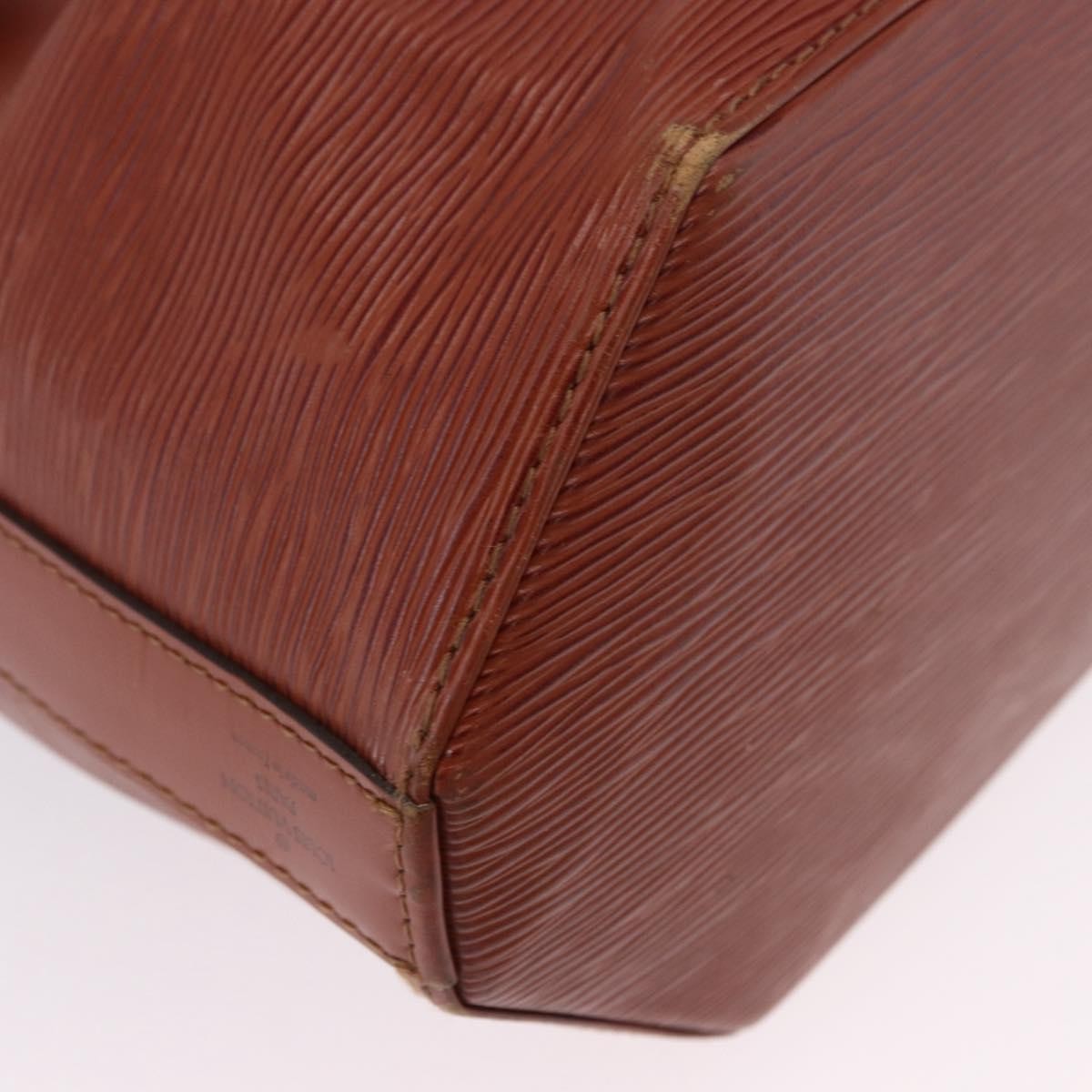 Louis Vuitton Vintage Sac D'epaule Epi Leather Brown Leather Shoulder Bag Bag (Pre-Owned)