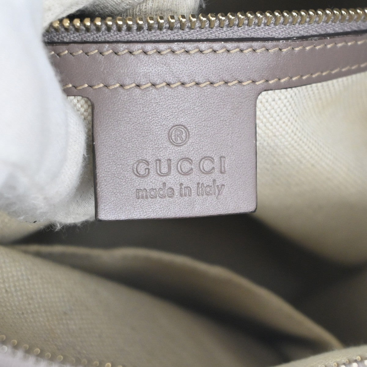 Gucci Mayfair Messenger Gg Canvas And Leather Beige Canvas Shoulder Bag Bag (Pre-Owned)