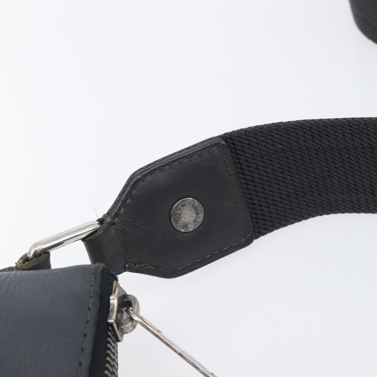 Louis Vuitton Shawnee Pochette Utah Leather Gray Leather Clutche & Pouche Bag (Pre-Owned)