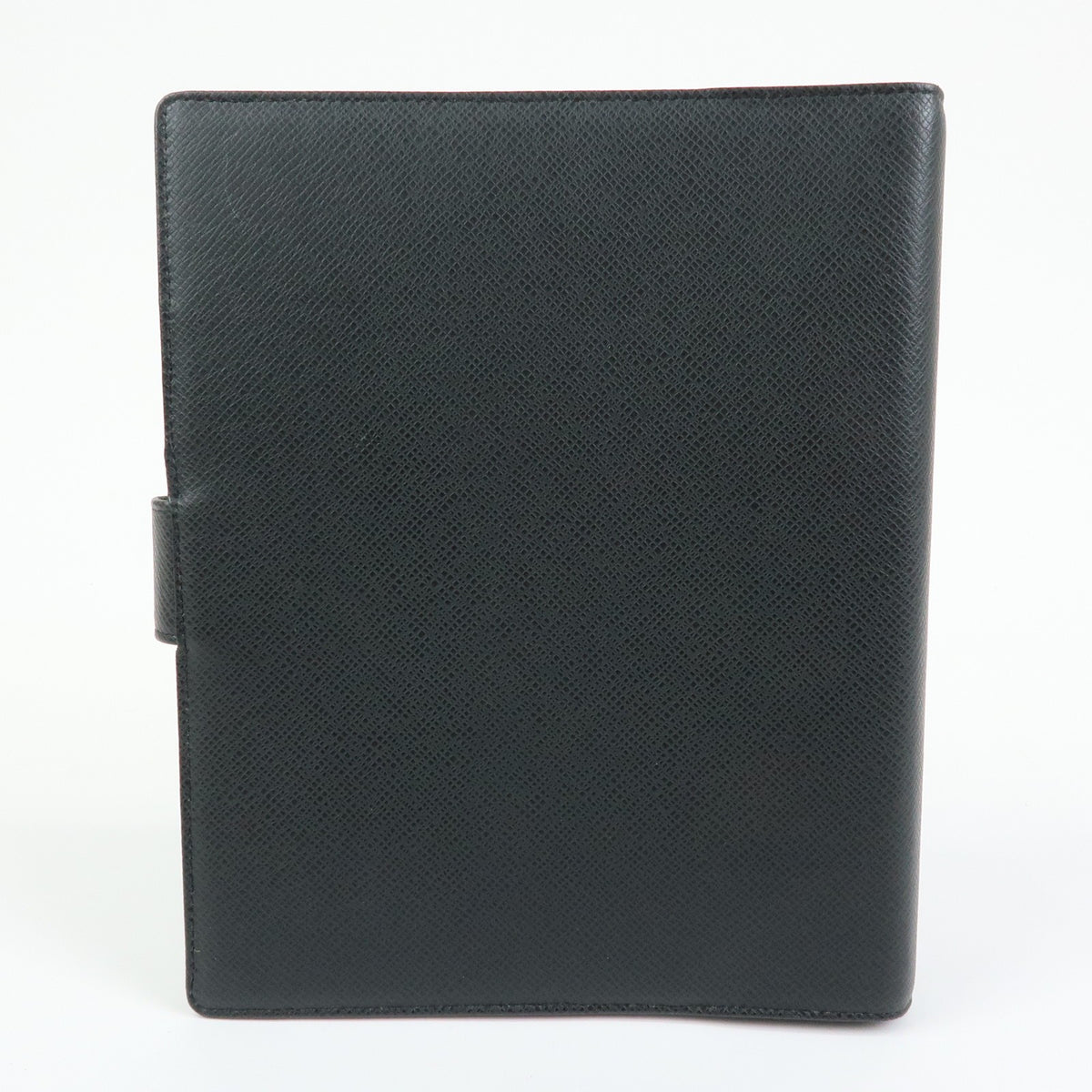 Louis Vuitton Ring Agenda Cover Taiga Leather Gray Leather Briefcase Bag (Pre-Owned)