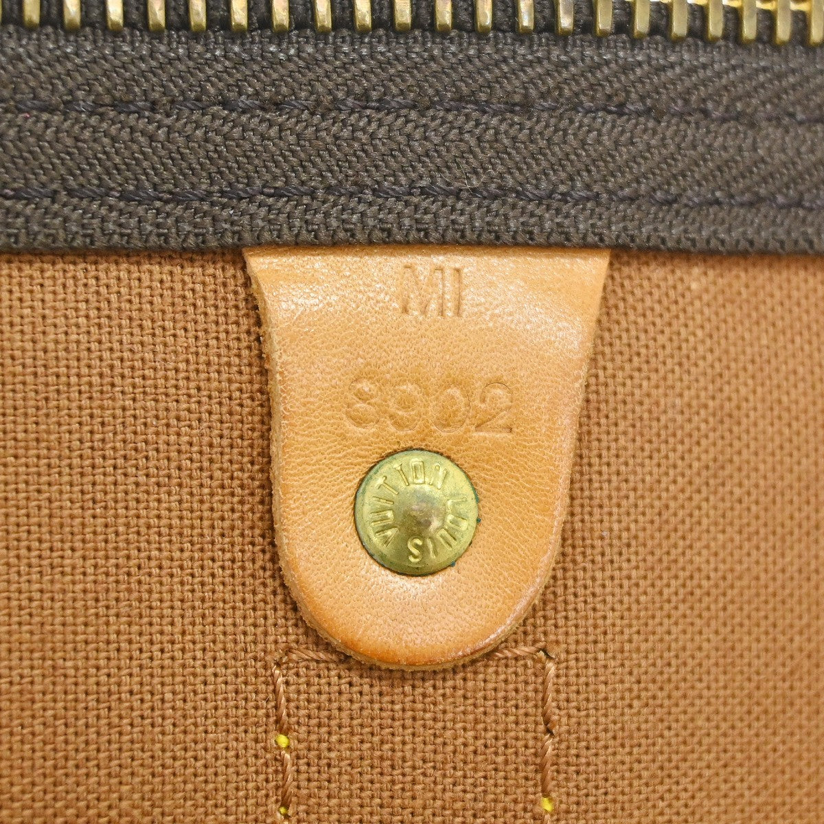 Louis Vuitton Keepall Monogram Brown Canvas Travel Bag Bag (Pre-Owned)