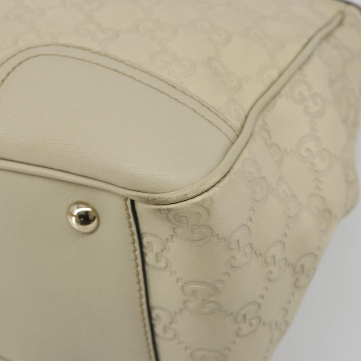 Gucci Princy Tote Guccissima Leather Beige Leather Shoulder Bag Bag (Pre-Owned)