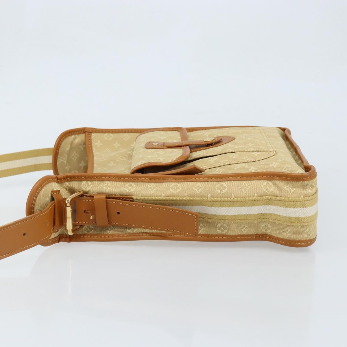 Louis Vuitton Mary Kate Messenger Mini Lin Beige Canvas Shoulder Bag Bag (Pre-Owned)
