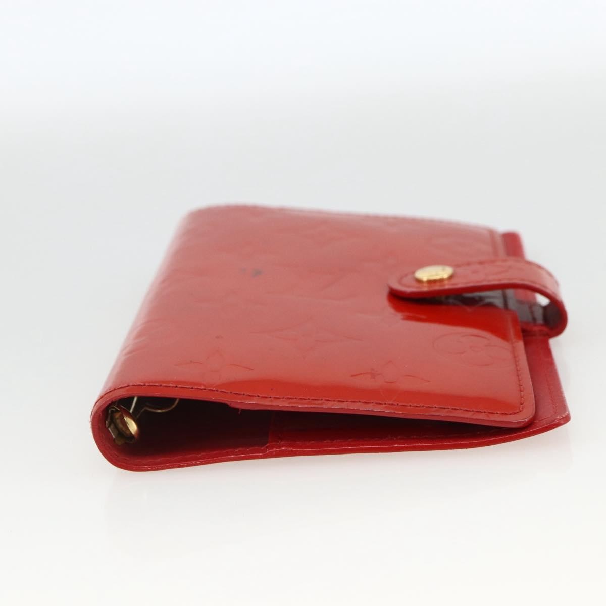 Louis Vuitton Agenda Cover Patent Leather Red Patent_Leather Clutche & Pouche Bag (Pre-Owned)