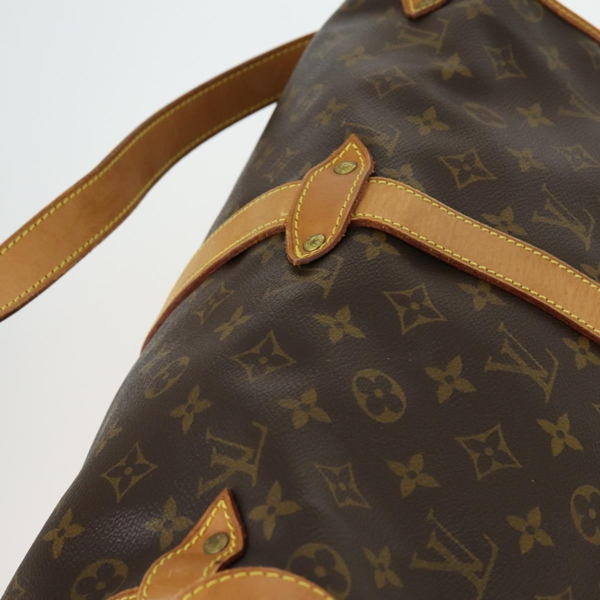 Louis Vuitton Saumur Monogram Canvas Brown Canvas Shoulder Bag Bag (Pre-Owned)