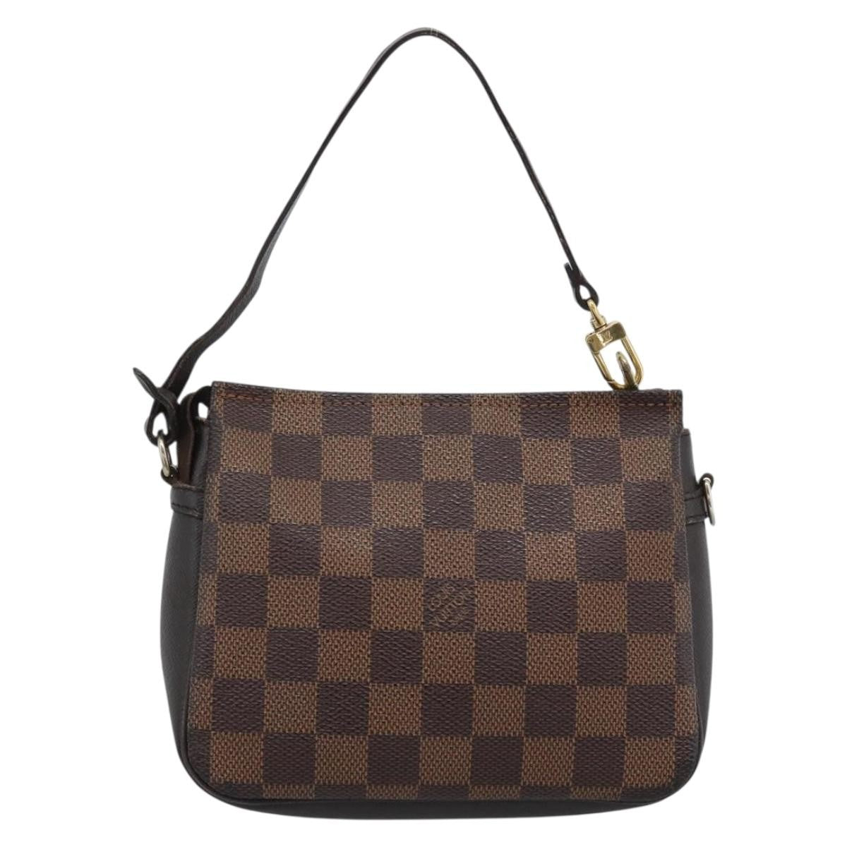 Louis Vuitton Trousse Make Up Damier Canvas Brown Canvas Clutche & Pouche Bag (Pre-Owned)