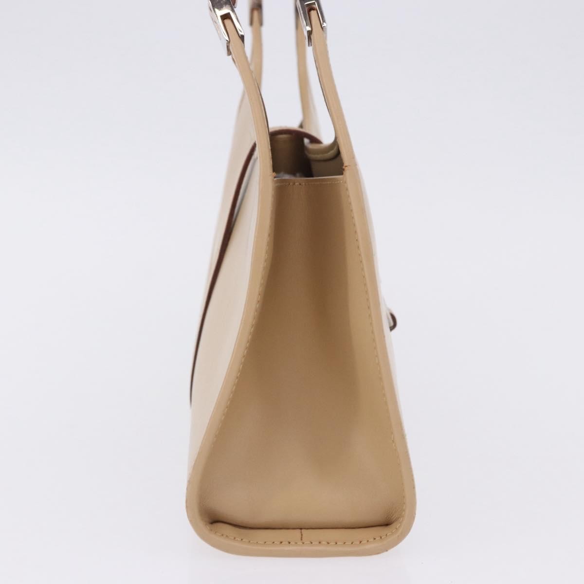 Gucci Jackie Leather Beige Leather Handbag (Pre-Owned)