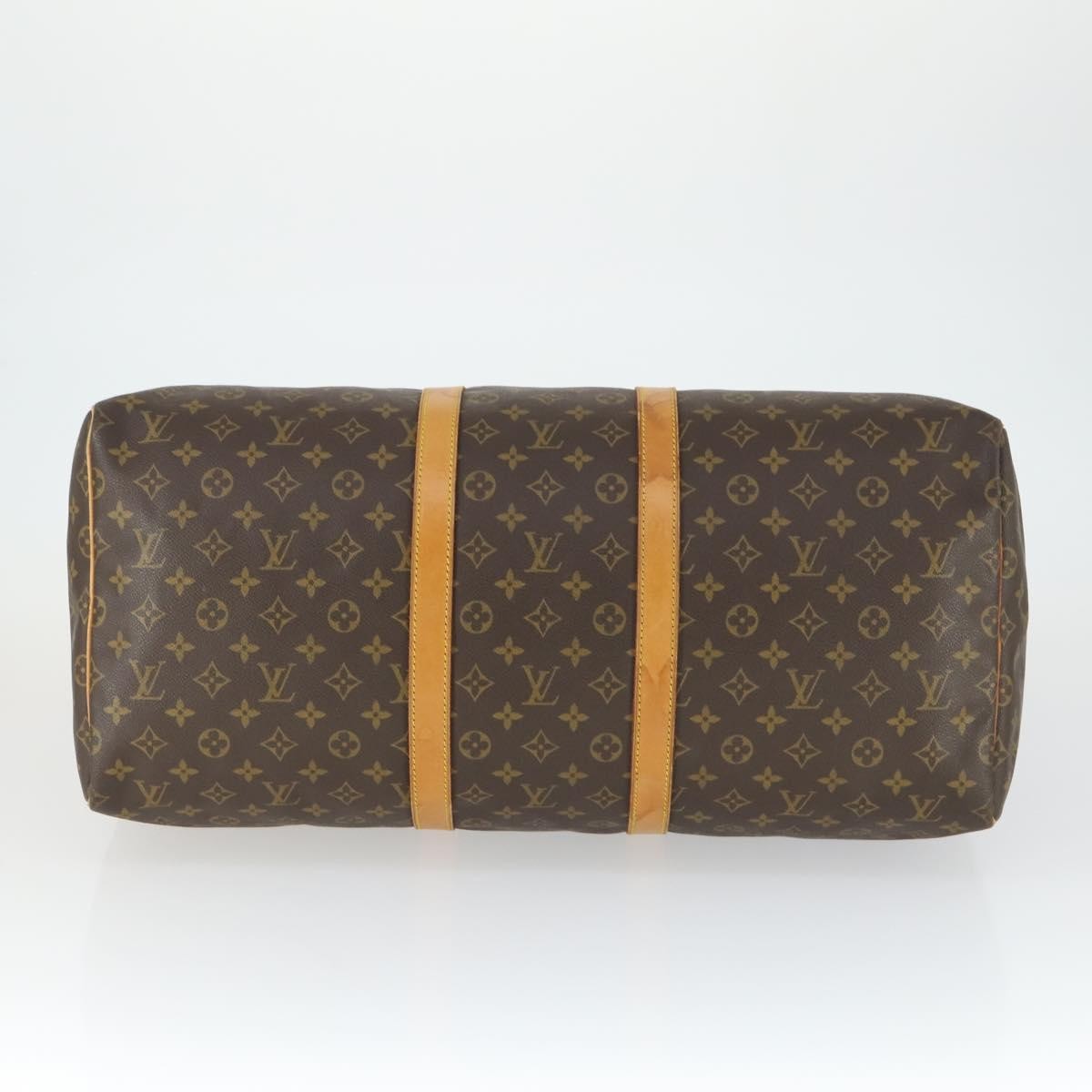 Louis Vuitton Keepall Monogram Canvas Brown Canvas Travel Bag Bag (Pre-Owned)