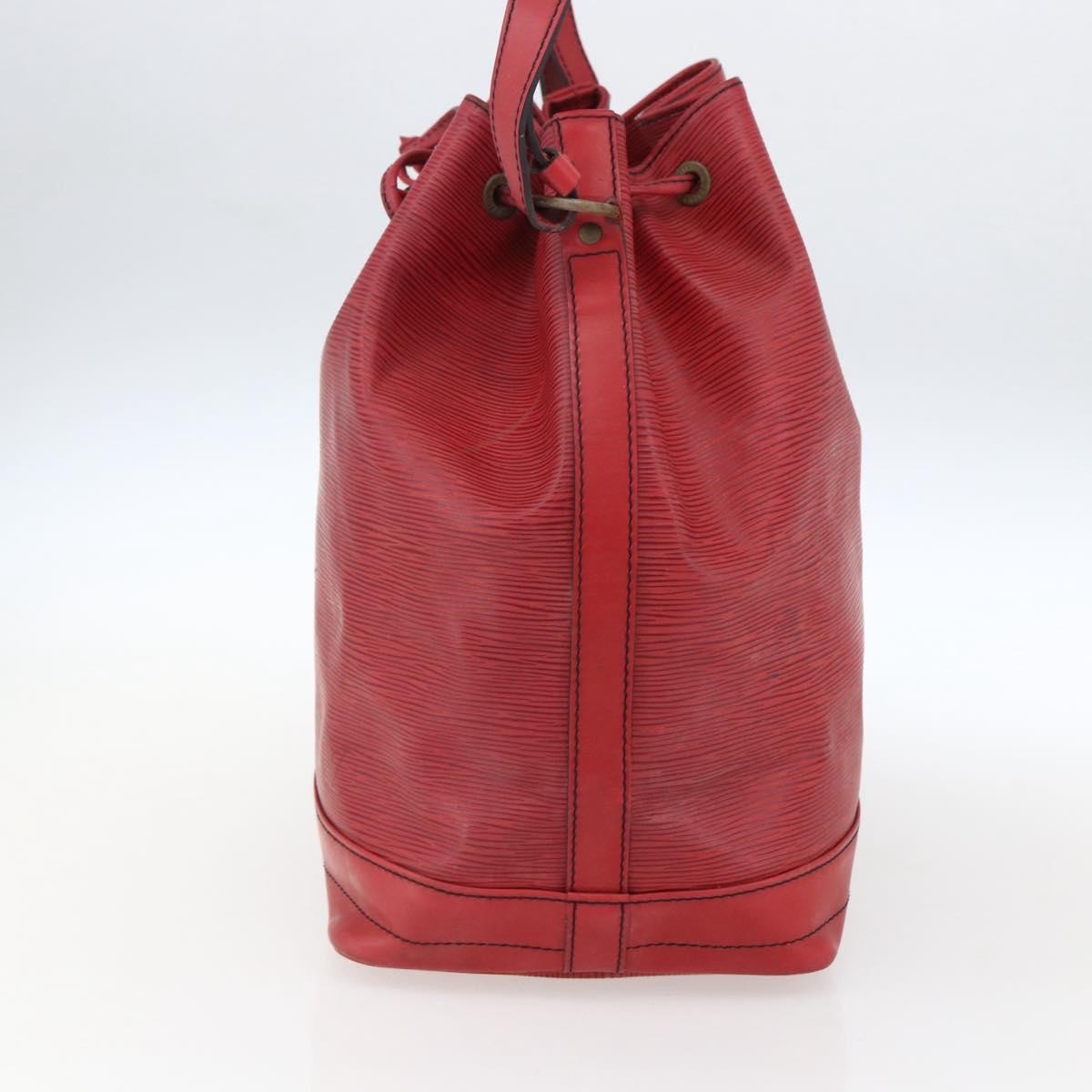 Louis Vuitton Petit Noe Nm Epi Leather Red Leather Shoulder Bag Bag (Pre-Owned)