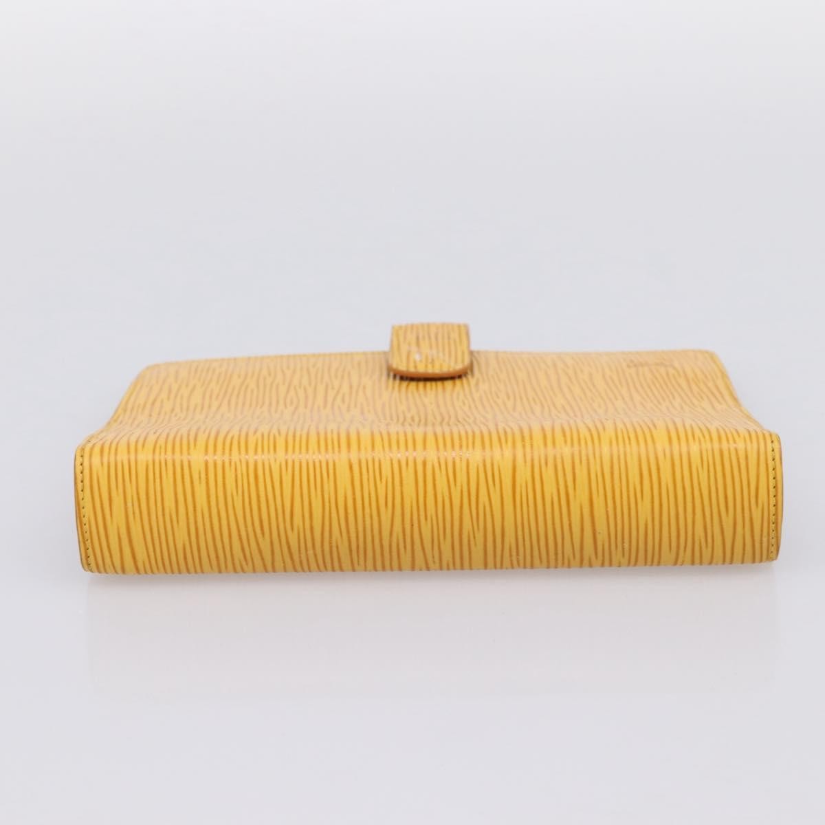 Louis Vuitton Agenda Cover Epi Leather Yellow Leather Wallets Accessory (Pre-Owned)