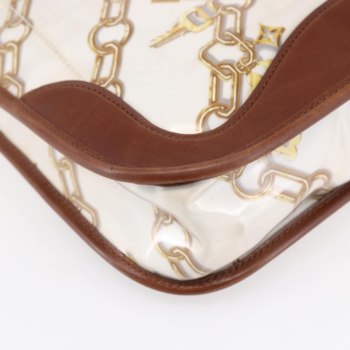 Louis Vuitton Charms Musette Pvc Over Printed Silk White Plastic Shoulder Bag Bag (Pre-Owned)