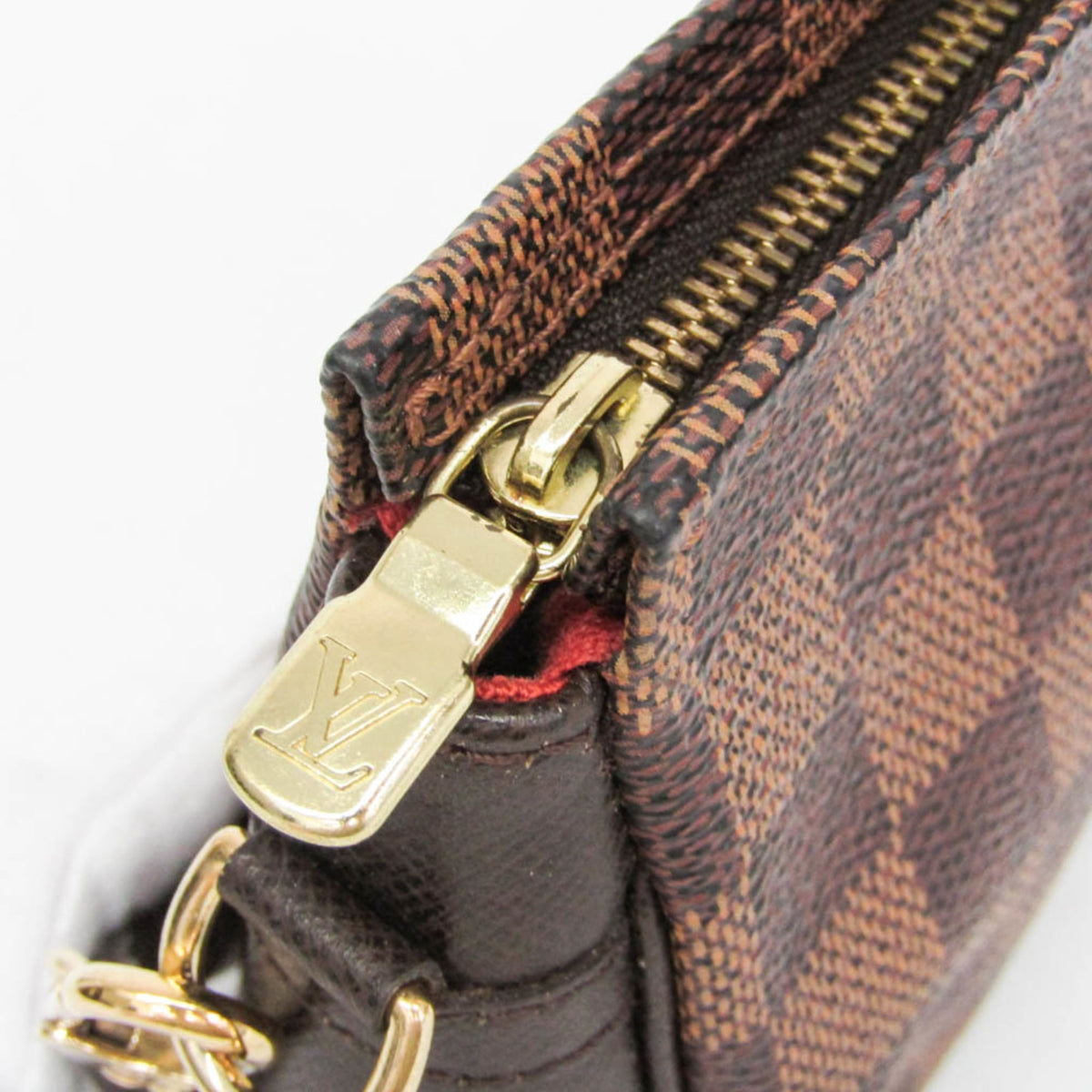 Louis Vuitton Trousse Make Up Damier Brown Canvas Clutche & Pouche Bag (Pre-Owned)