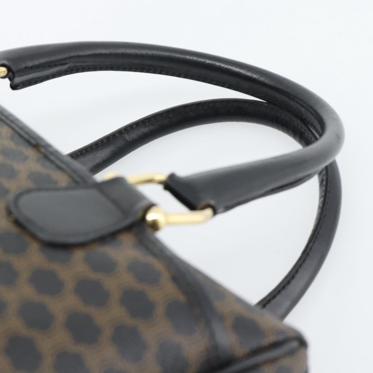 Celine Macadam Macadam With Leather Black Canvas Tote Bag Bag (Pre-Owned)