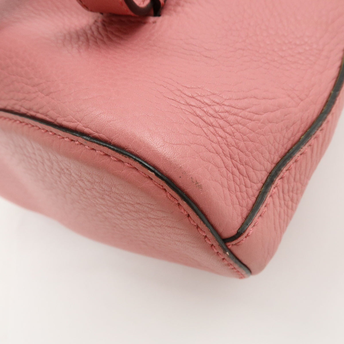 Gucci Bamboo Tassel Leather Pink Leather Backpack Bag (Pre-Owned)