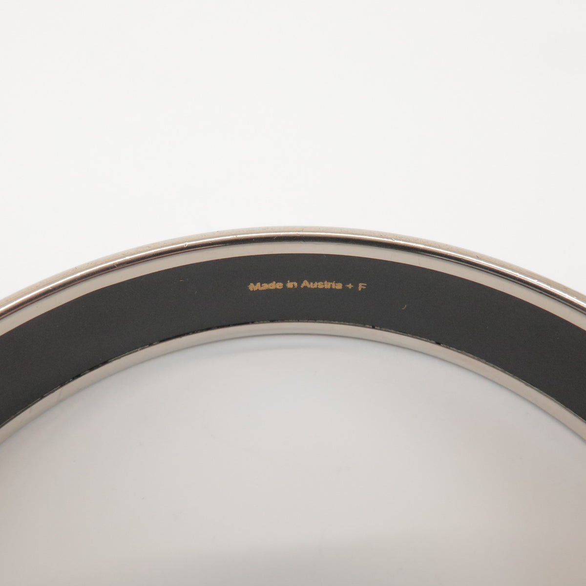 Hermes Caleche Bangle Enamel Silver Silver_Plated Bracelet Jewelry (Pre-Owned)