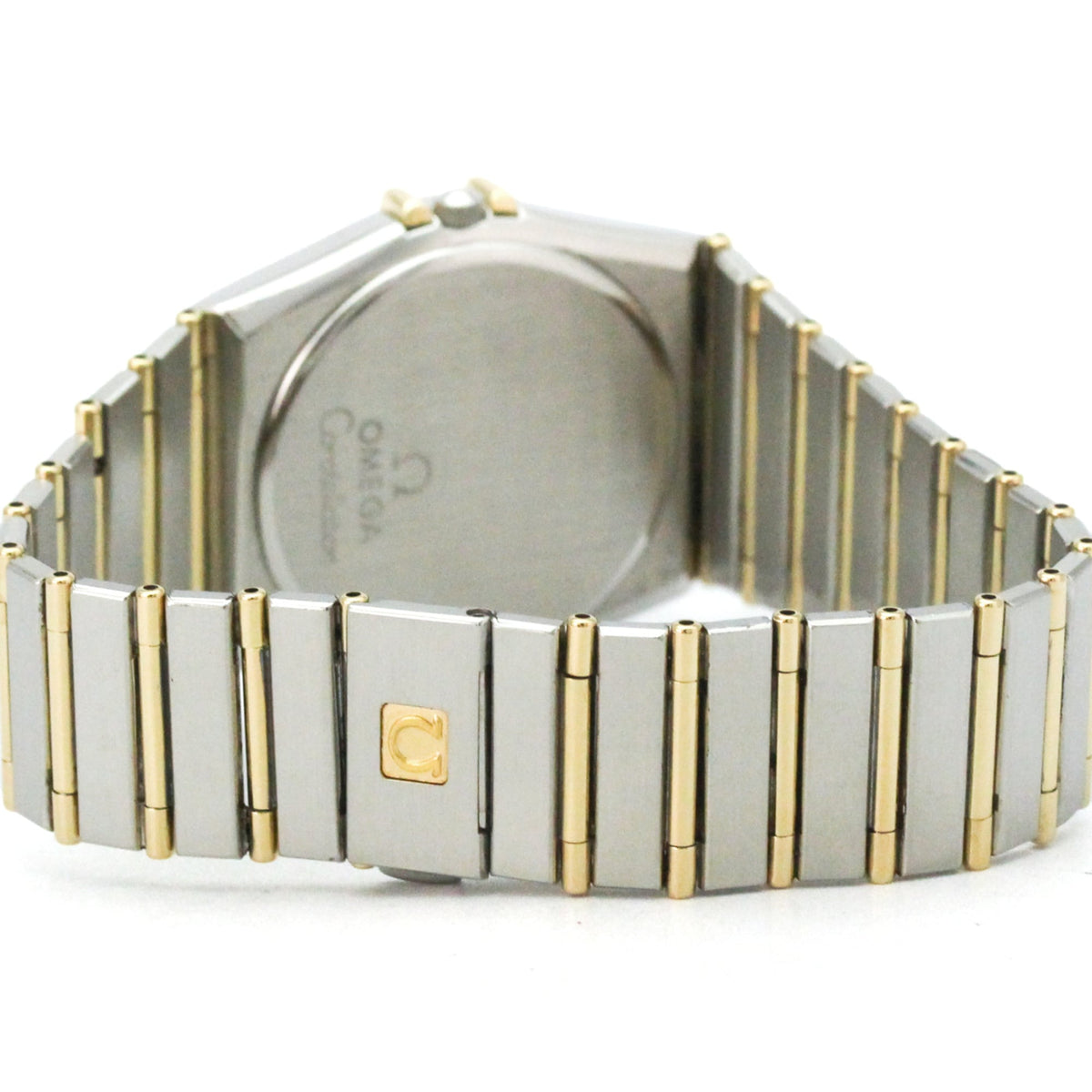 Omega Constellation Quartz Stainless Steel And Yellow Gold Watch (Pre-Owned)