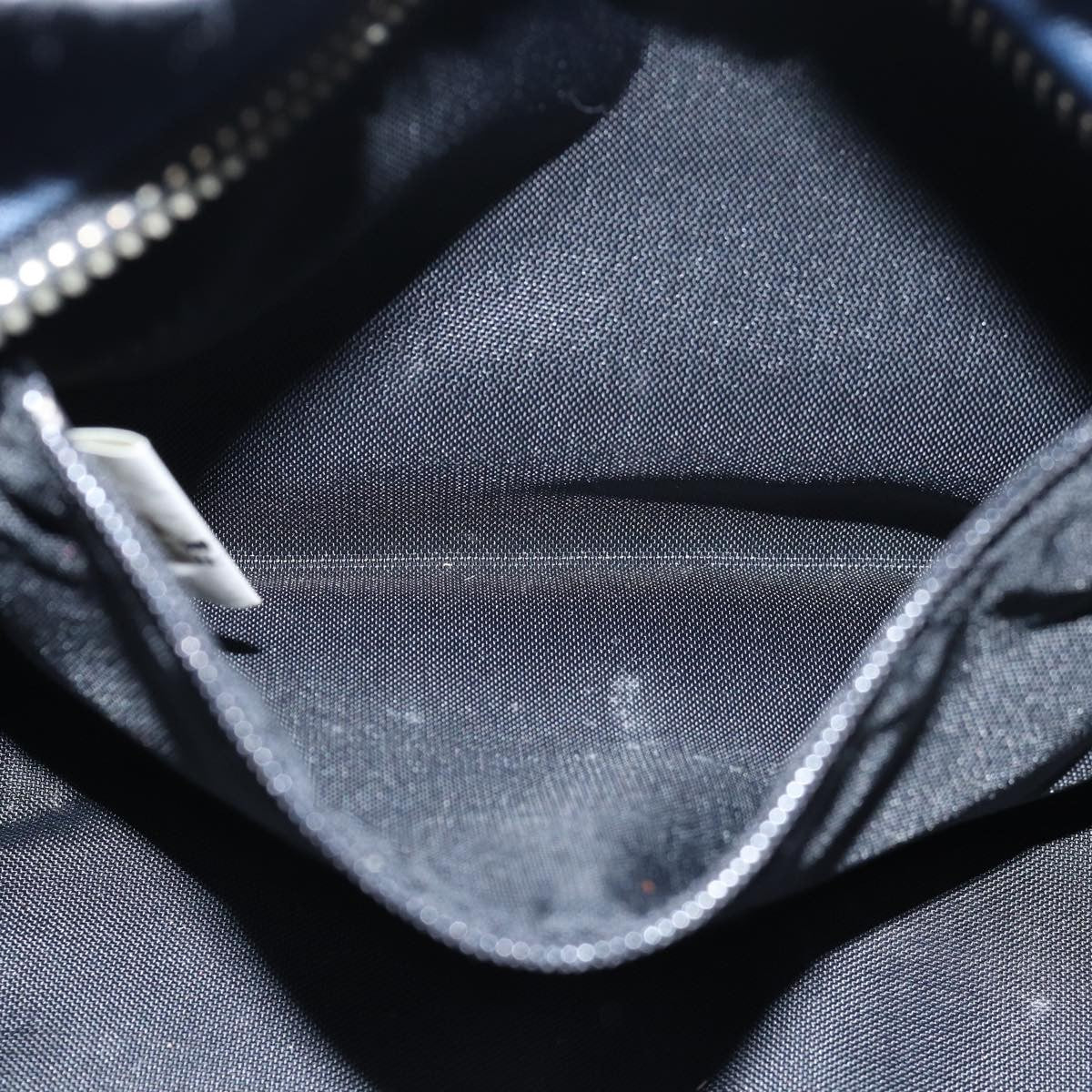 Burberry Nova Check Blue Label Nylon Navy Nylon Handbag (Pre-Owned)