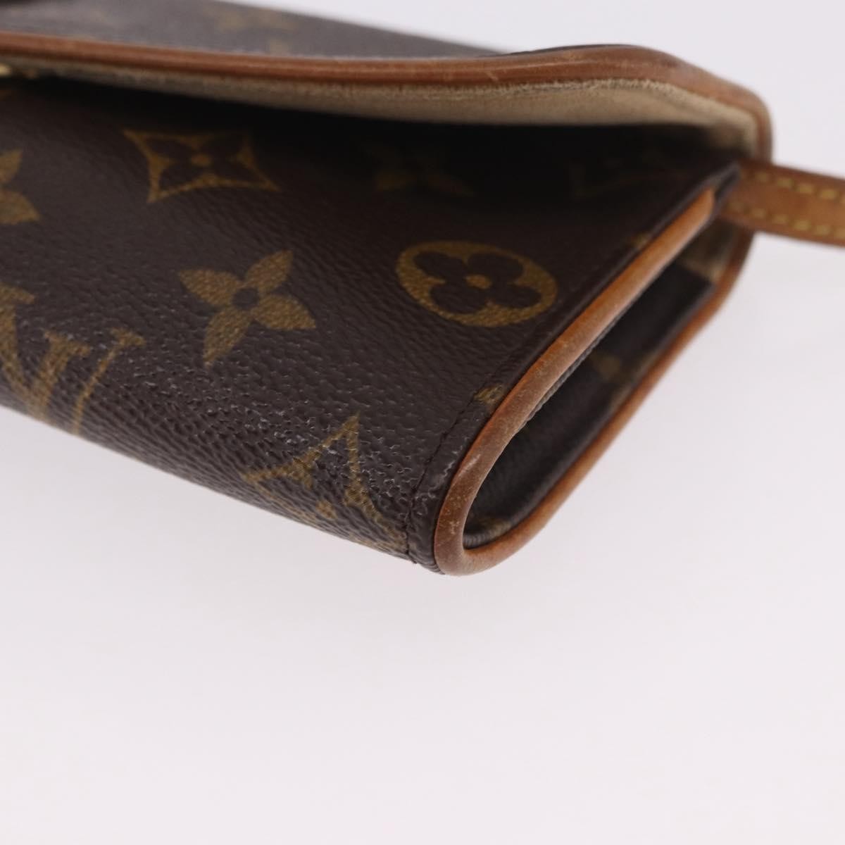 Louis Vuitton Twin Monogram Canvas Brown Canvas Clutche & Pouche Bag (Pre-Owned)