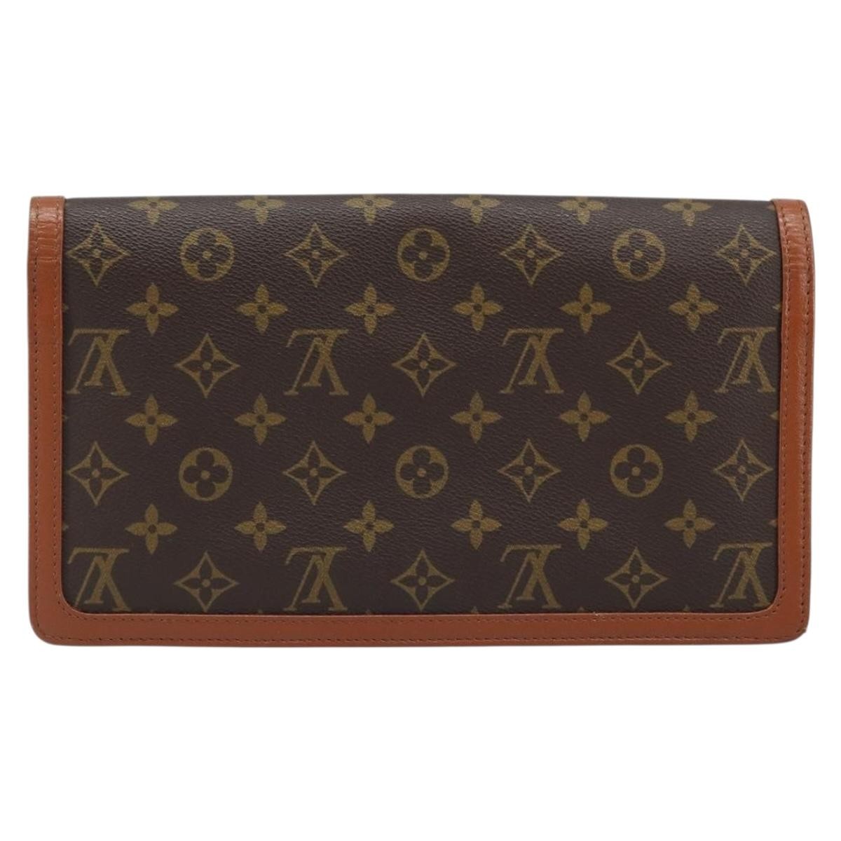 Louis Vuitton Dame Pochette Monogram Canvas Brown Canvas Clutche & Pouche Bag (Pre-Owned)