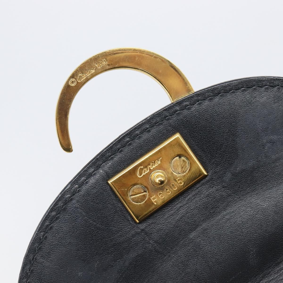 Cartier Panthère Patent Leather Black Patent_Leather Tote Bag Bag (Pre-Owned)
