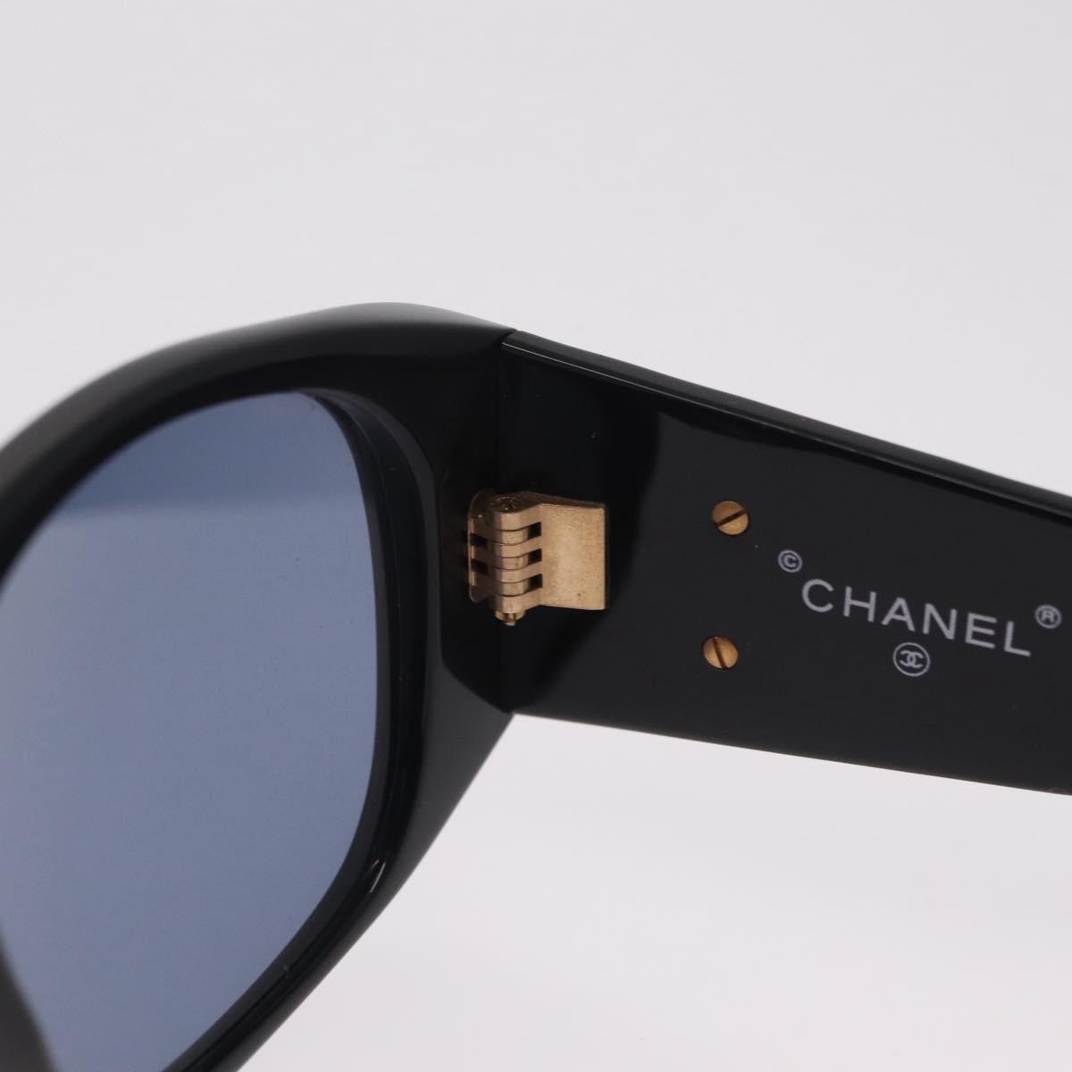 Chanel Cc Logo Matelasse Sunglasses Eye Wear Plastic Black Plastic Sunglasse Accessory (Pre-Owned)