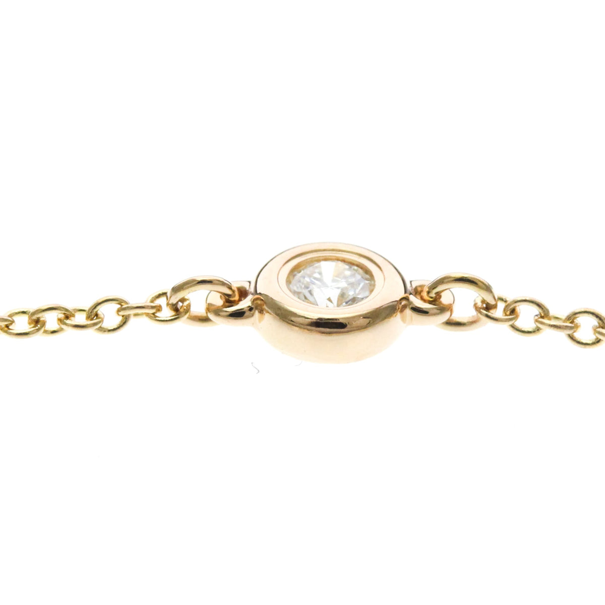 Tiffany & Co. Peretti Diamonds By The Yard 18K Rose Gold With Diamond Gold Pink_Gold Bracelet Jewelry (Pre-Owned)