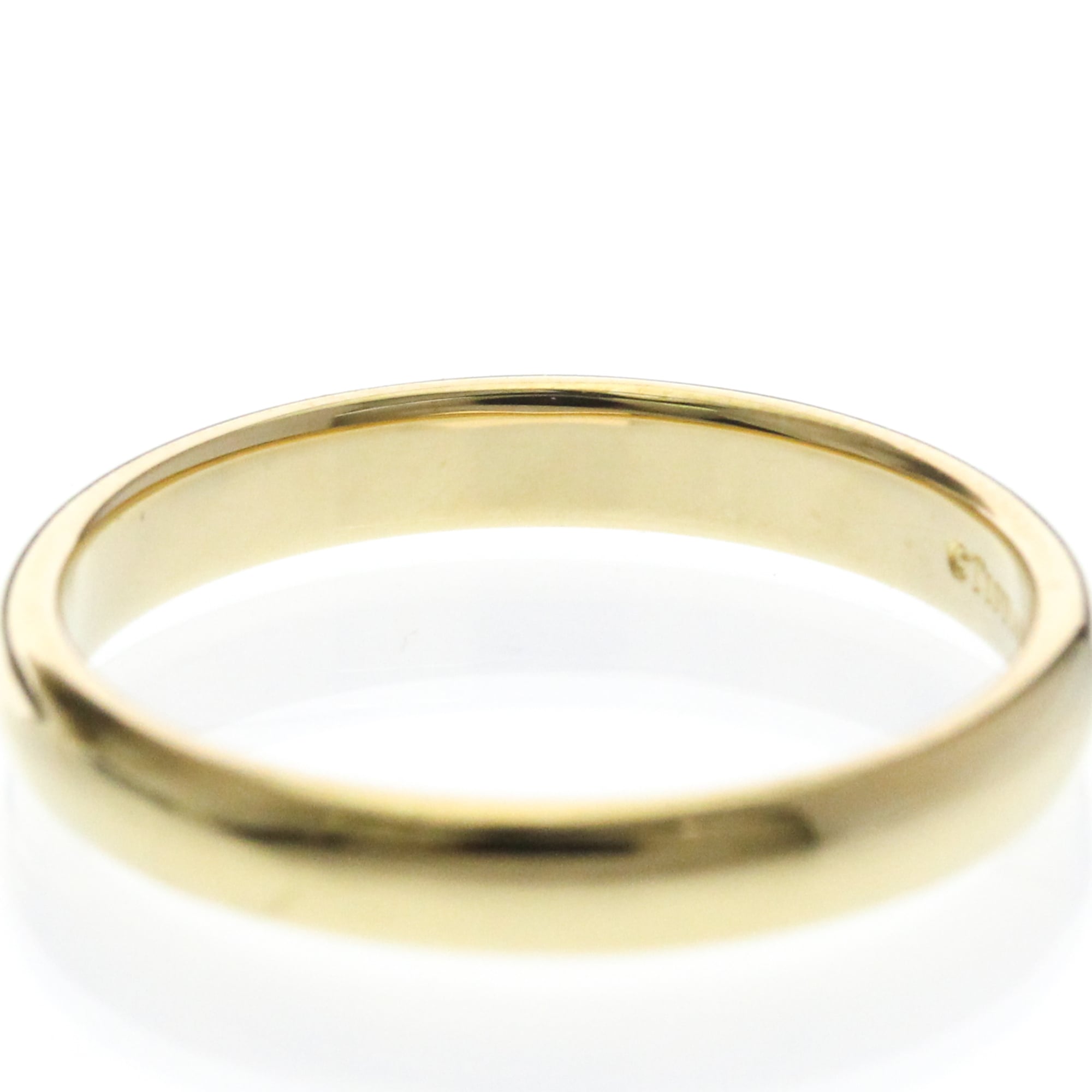 Tiffany & Co. Classic Wedding Band 18K Yellow Gold Gold Yellow_Gold Ring Jewelry (Pre-Owned)