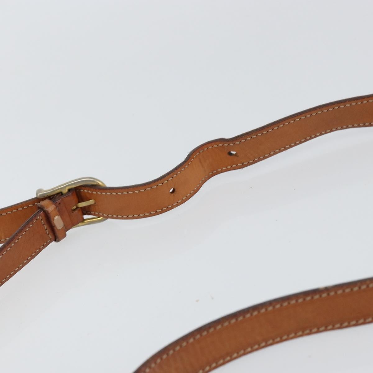 Celine Macadam Shoulder Pvc Leather Brown Pvc Crossbody Bag Bag (Pre-Owned)