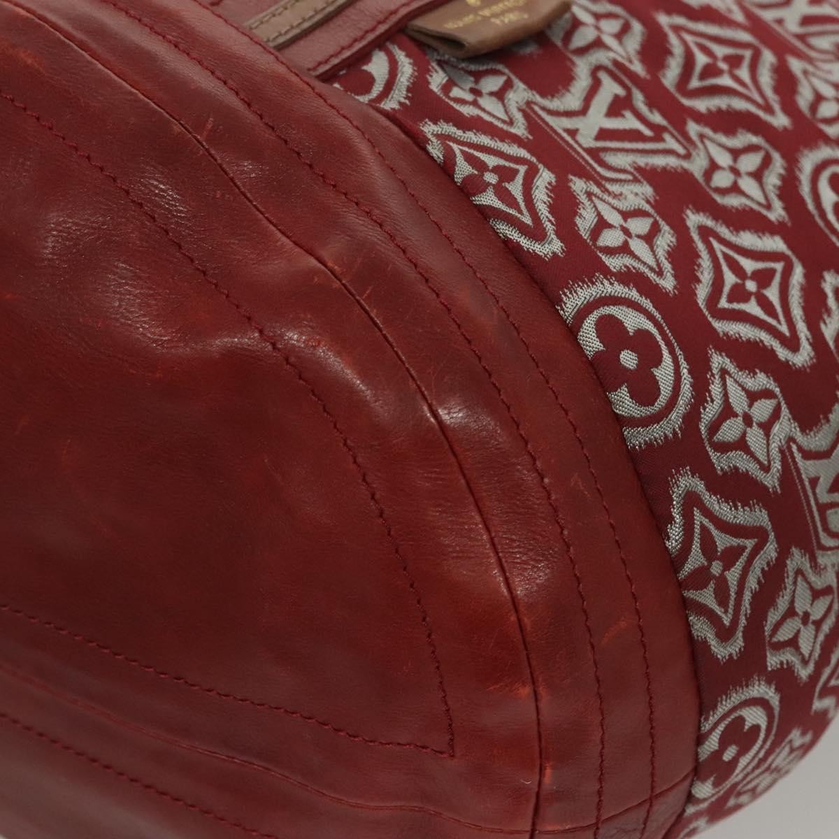 Louis Vuitton Aviator Limited Edition Monogram Jacquard Burgundy Canvas Handbag (Pre-Owned)