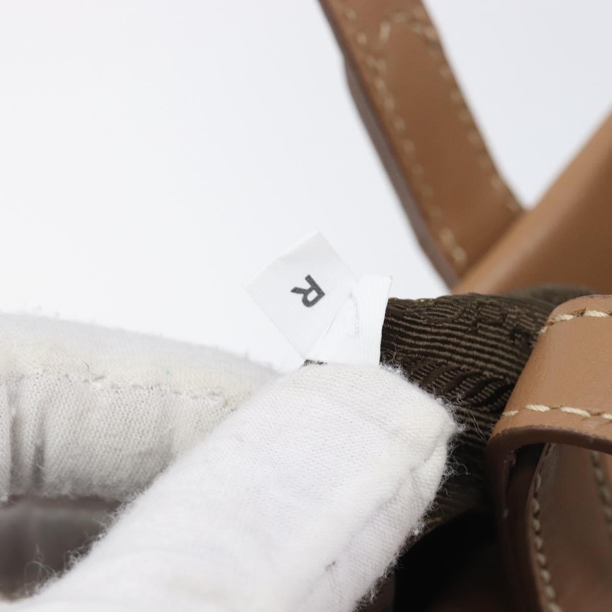 Prada Covered Strap Open City Calfskin Beige Leather Tote Bag Bag (Pre-Owned)