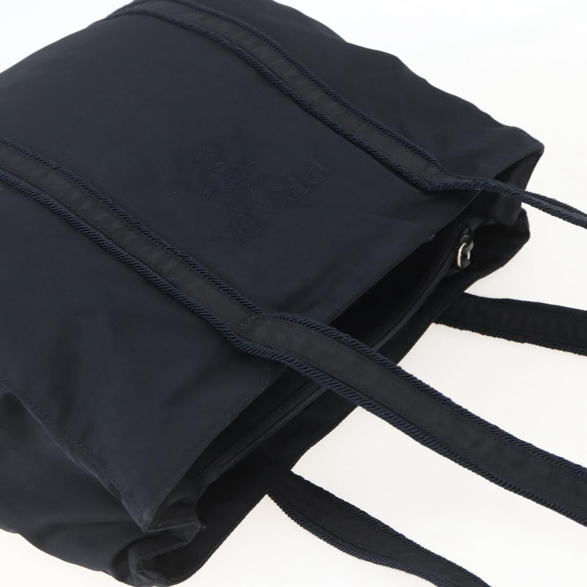 Prada Vintage Tessuto Black Nylon Shoulder Bag Bag (Pre-Owned)