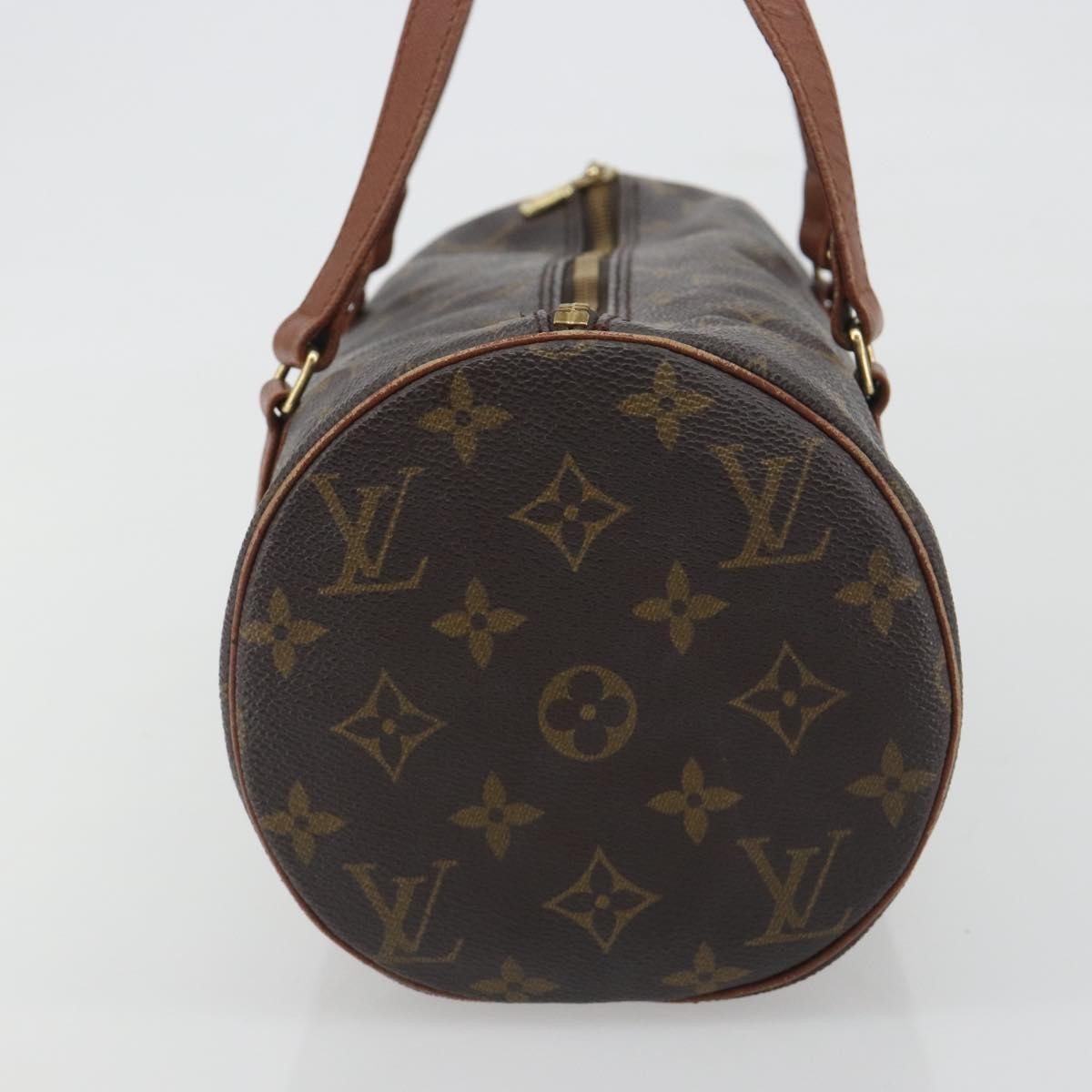 Louis Vuitton Papillon Monogram Brown Canvas Handbag (Pre-Owned)