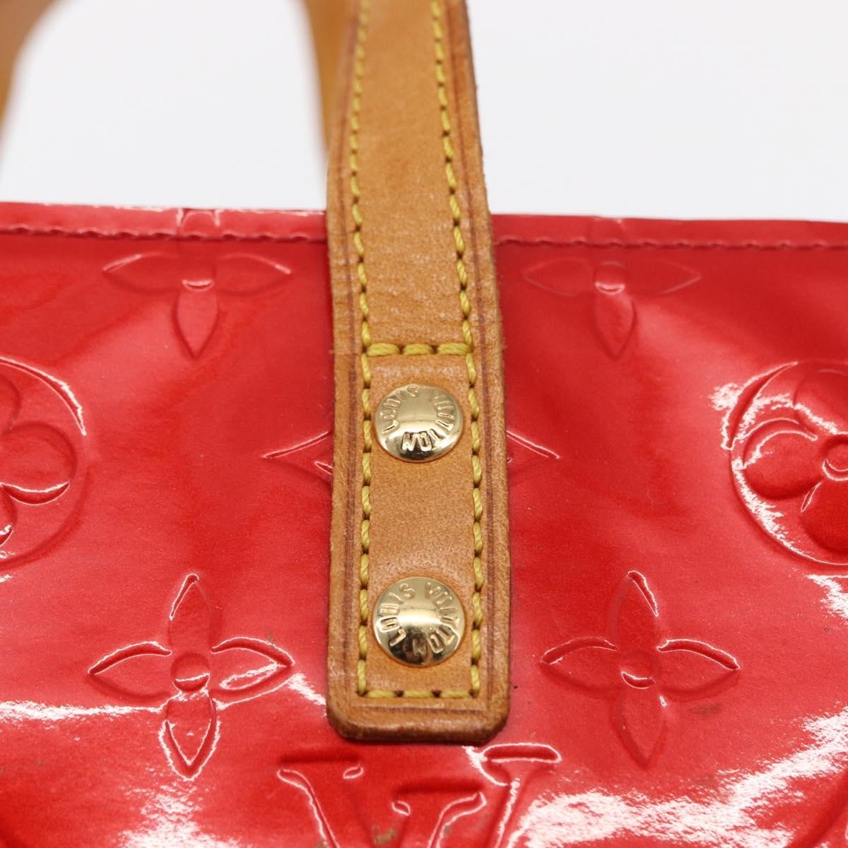 Louis Vuitton Reade Monogram Vernis Red Patent_Leather Handbag (Pre-Owned)
