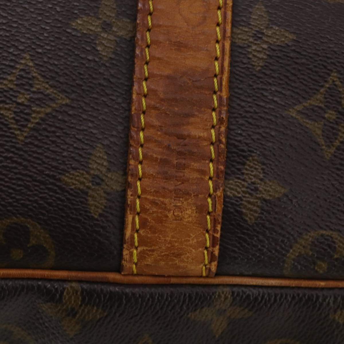 Louis Vuitton Keepall Bandouliere Monogram Canvas Brown Canvas Travel Bag Bag (Pre-Owned)