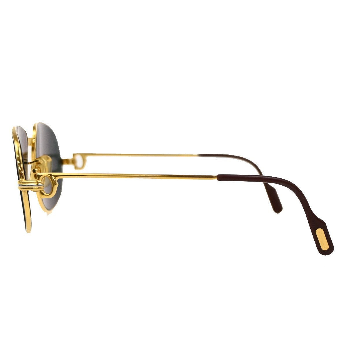 Cartier Romance Metal Gold Metal Sunglasse Accessory (Pre-Owned)