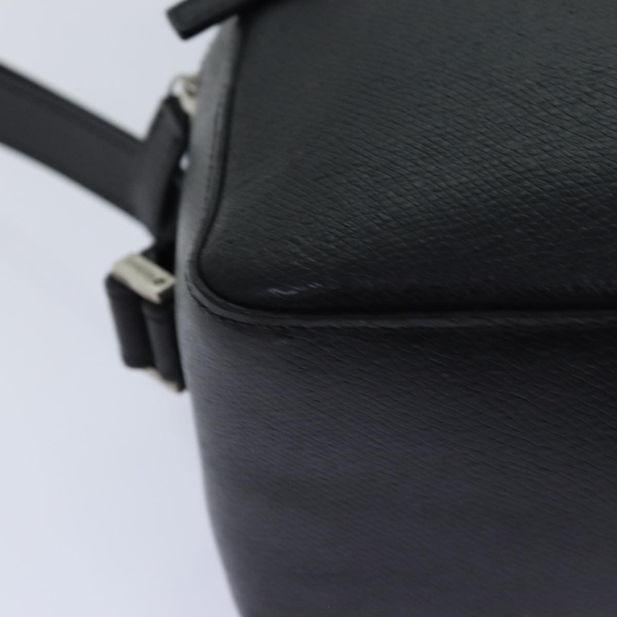 Versace Vintage Clutch Leather Black Leather Clutche & Pouche Bag (Pre-Owned)