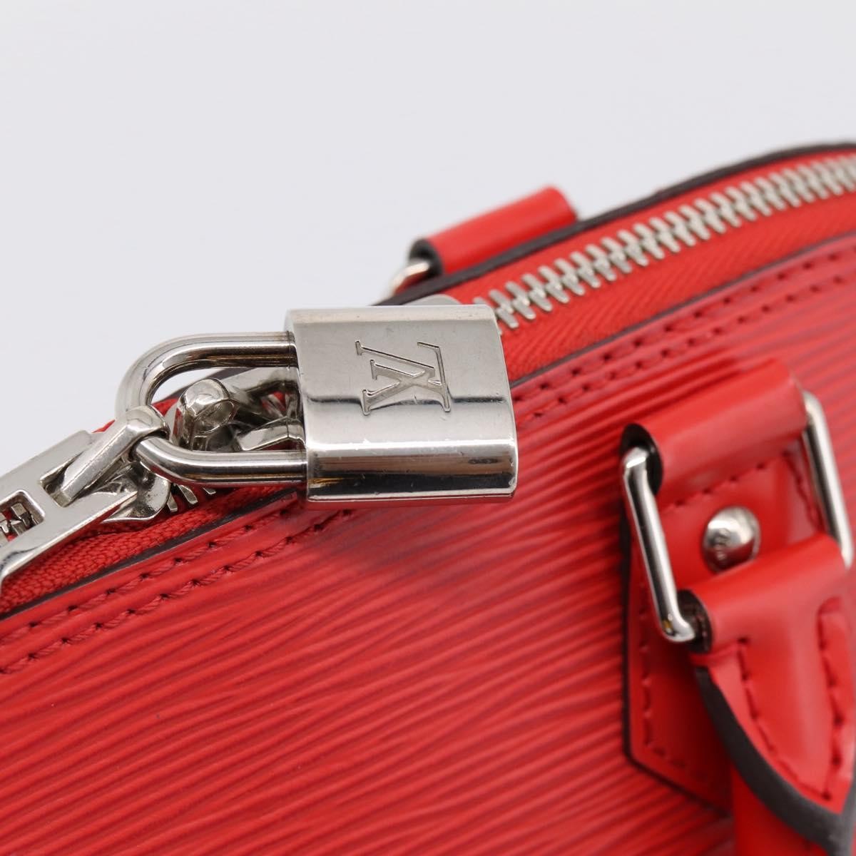 Louis Vuitton Alma Epi Red Leather Handbag (Pre-Owned)