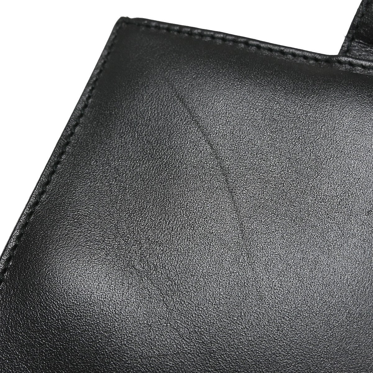 Gucci Vintage Square G Leather Black Leather Handbag (Pre-Owned)