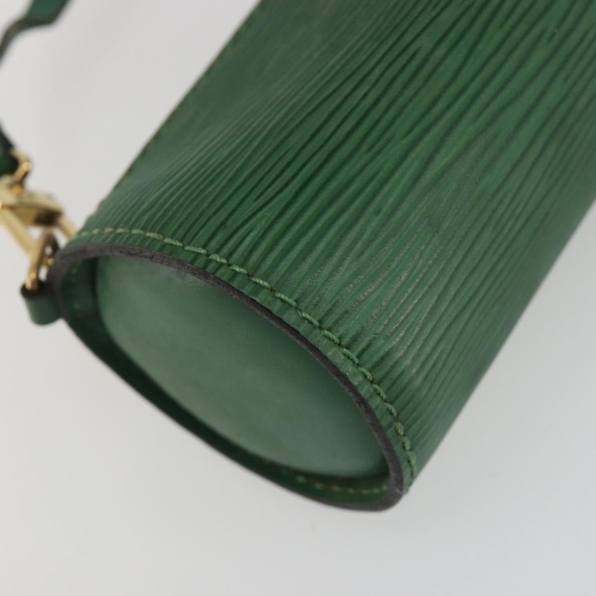 Louis Vuitton Soufflot Pochette Epi Leather Green Leather Clutche & Pouche Bag (Pre-Owned)