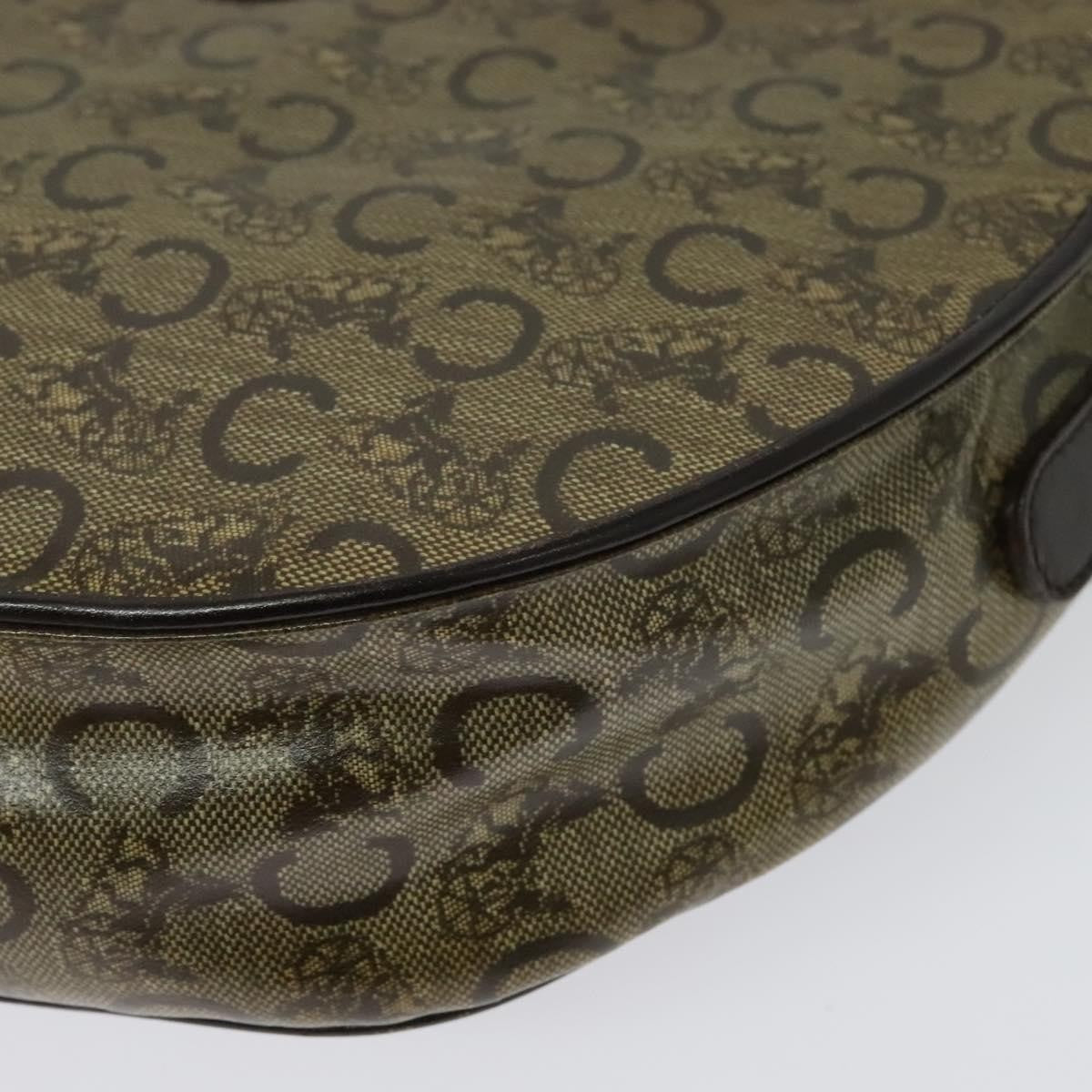 Celine C Sulky Canvas And Leather Beige Canvas Shoulder Bag Bag (Pre-Owned)