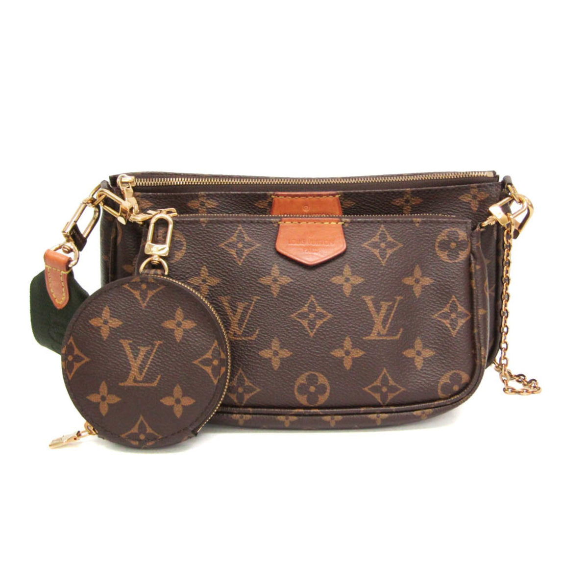 Louis Vuitton Multi Pochette Accessoires Pouch Monogram Canvas Brown Canvas Clutche & Pouche Bag (Pre-Owned)